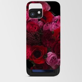 Les Fleurs Noir iPhone Card Case