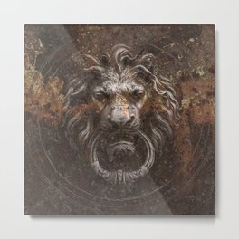 LION Metal Print