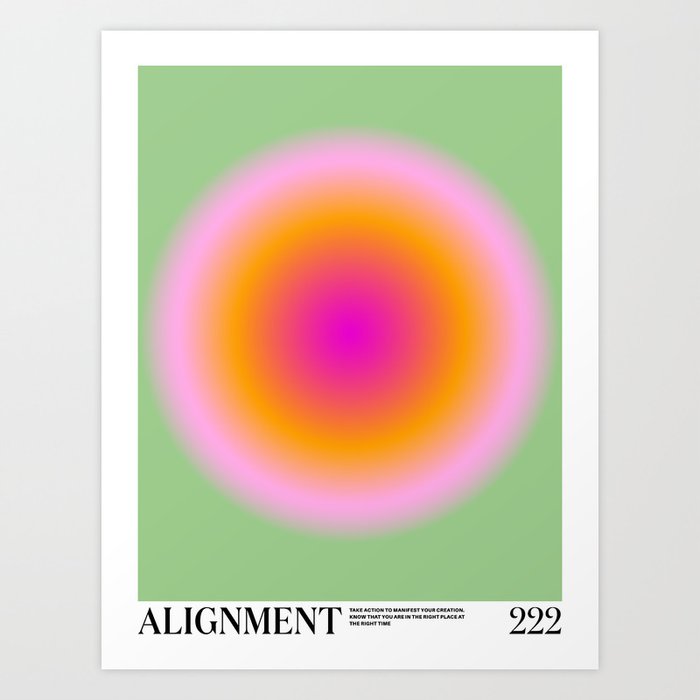 Angel Numbers: Alignment Art Print