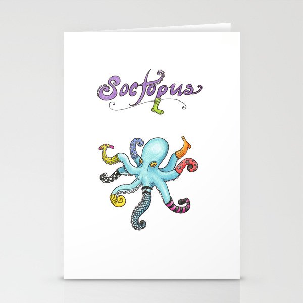 Soctopus Stationery Cards