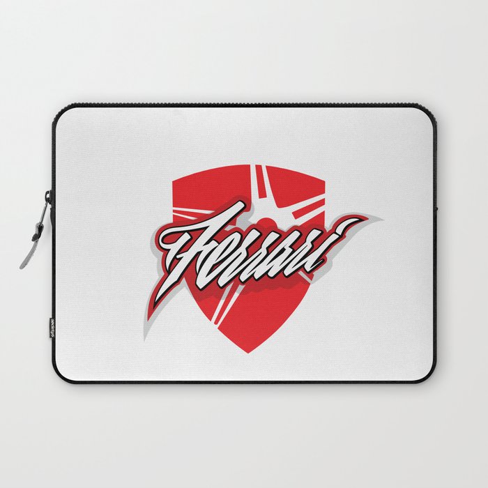 Red star shield Laptop Sleeve