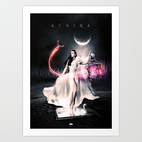 Athina Art Print