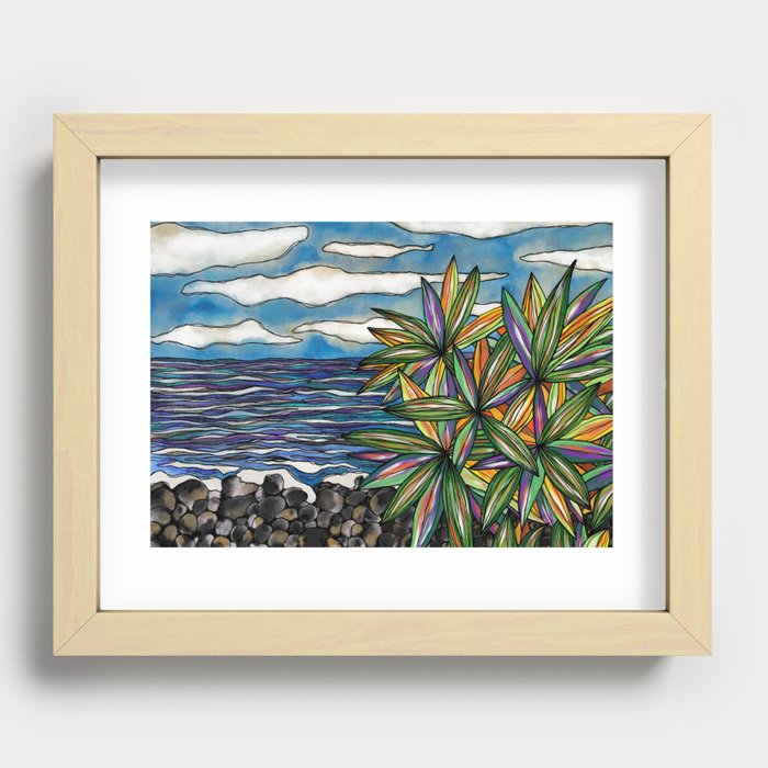 Bargara Beachscape Recessed Framed Print