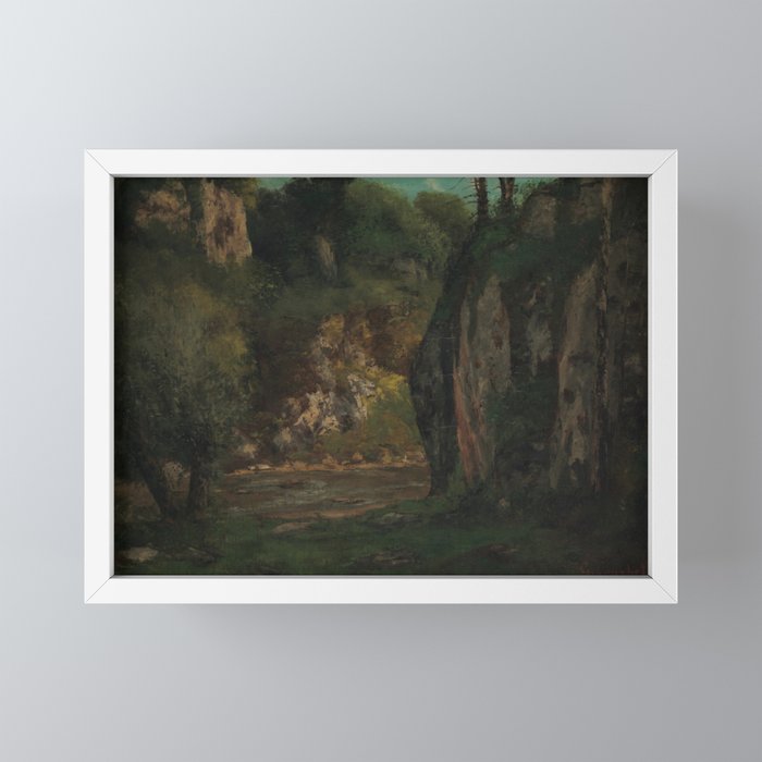 The Hidden Brook Ca 1873 77 Framed Mini Art Print By Shopability Society6