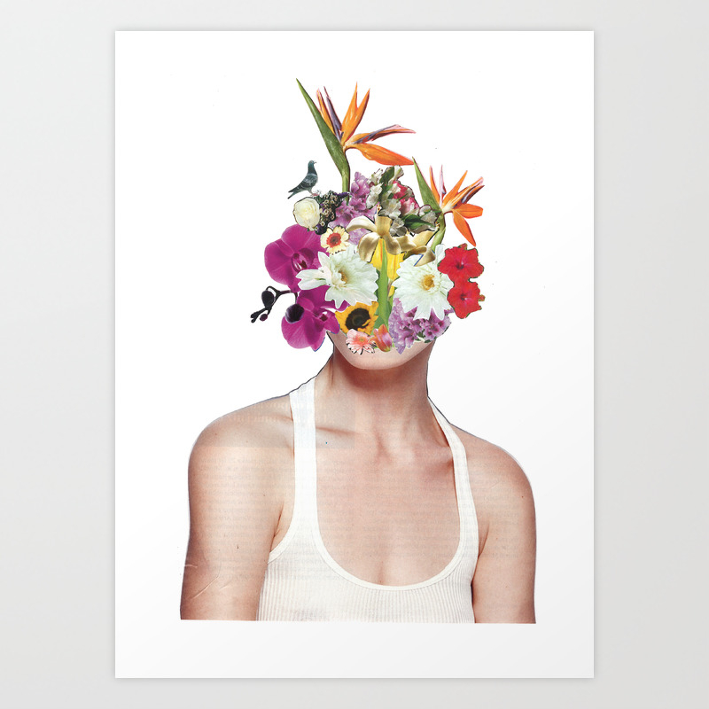 Flowerhead Art Print