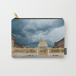 Dark Storm Clouds over the Golden Gates of Versailles in France  Carry-All Pouch | Gatesofversailles, Gateofhonour, Photo, Color, Goldengates, Touristattraction, Royal, France, Travel, Palacedeversailles 