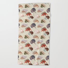 Hermit Crabs Beach Towel