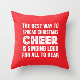 Christmas Cheer Throw Pillow