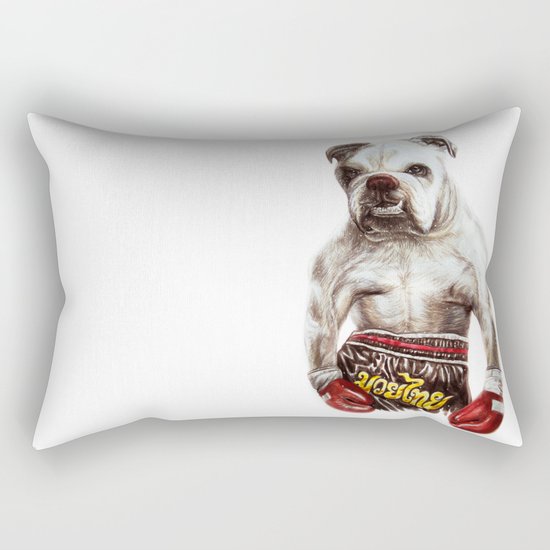 killer dog Rectangular Pillow
