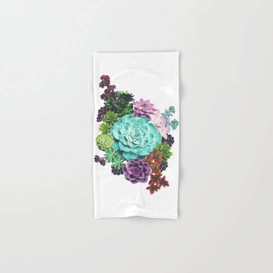 Succulent Hand & Bath Towel