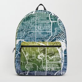 Atlanta Georgia City Map Backpack