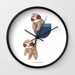 Sloth Pocket Wall Clock