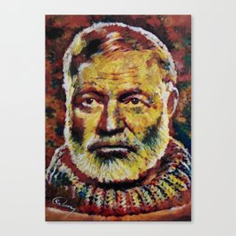 Hemingway Canvas Print