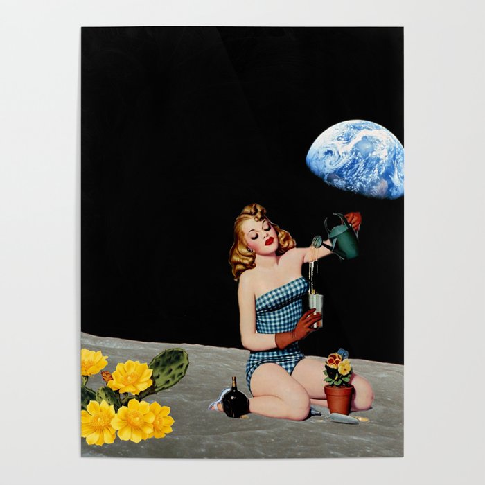 Lets Plant the Moon Poster
