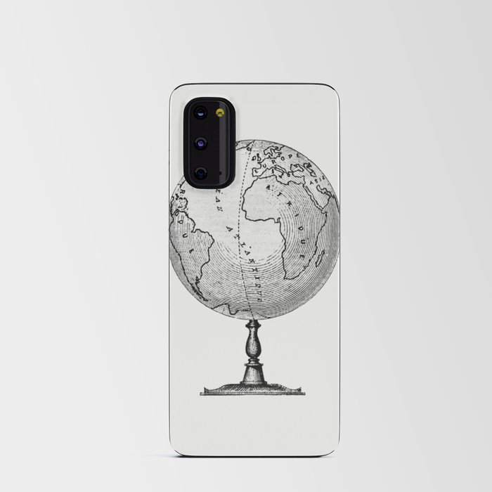 Vintage Victorian Style Atlas Engraving Android Card Case