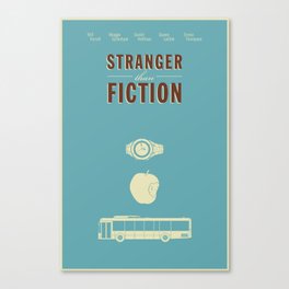 Stranger Than Fiction poster Canvas Print