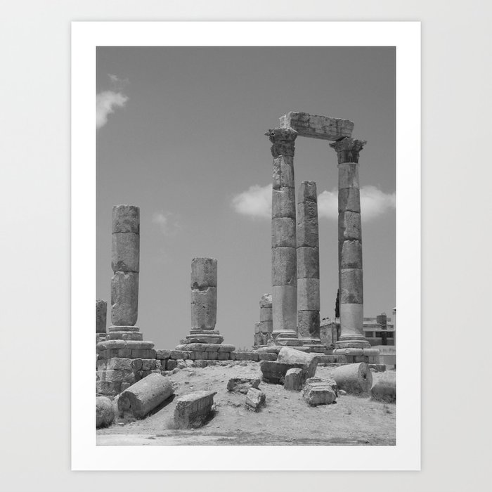 Jordanian Ruin II Art Print
