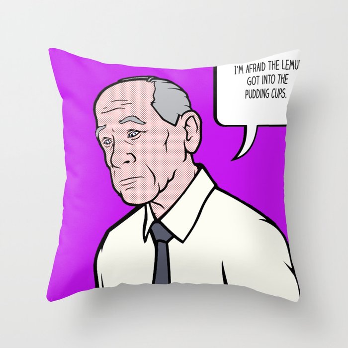 Woodhouse Archer Lichtenstein Throw Pillow