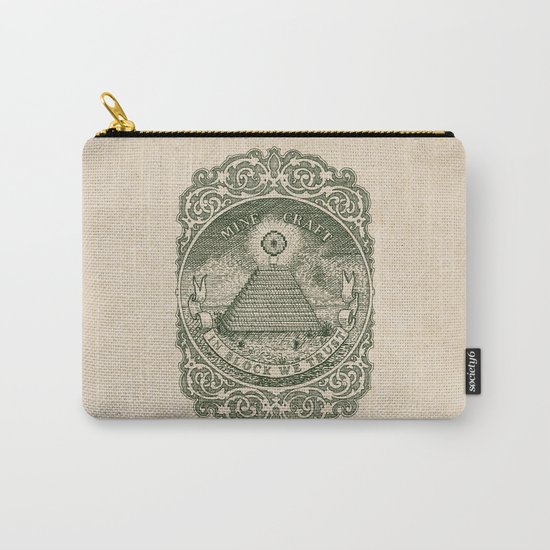 In Block We Trust (Green) Carry-All Pouch