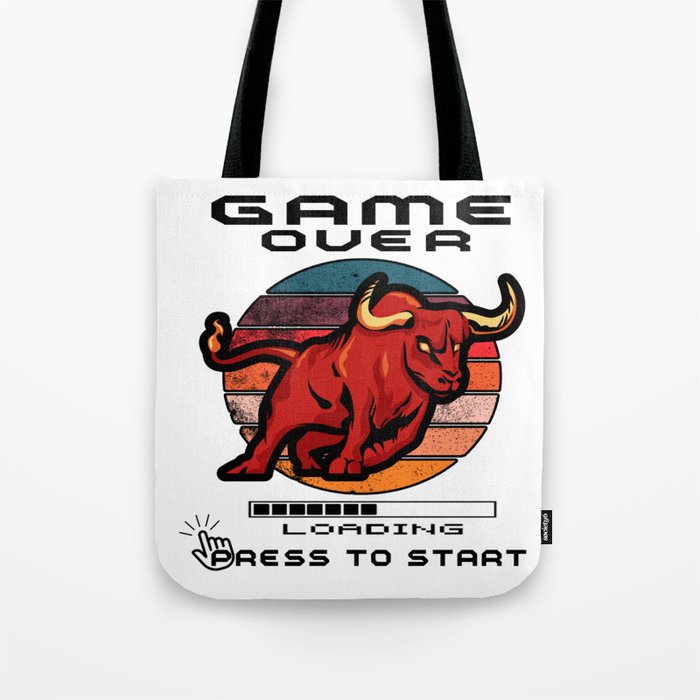 Game Over – Retro Video Games Gaming Tote Bag