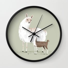 Llama Mama Wall Clock