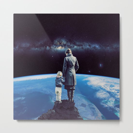 Where the moments are growing up! Metal Print