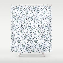 Let's Go Skiing! – Xmas Edition Shower Curtain
