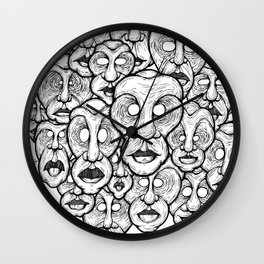 Face Space Wall Clock