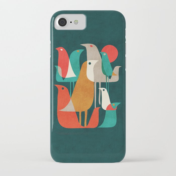 flock of birds iphone case
