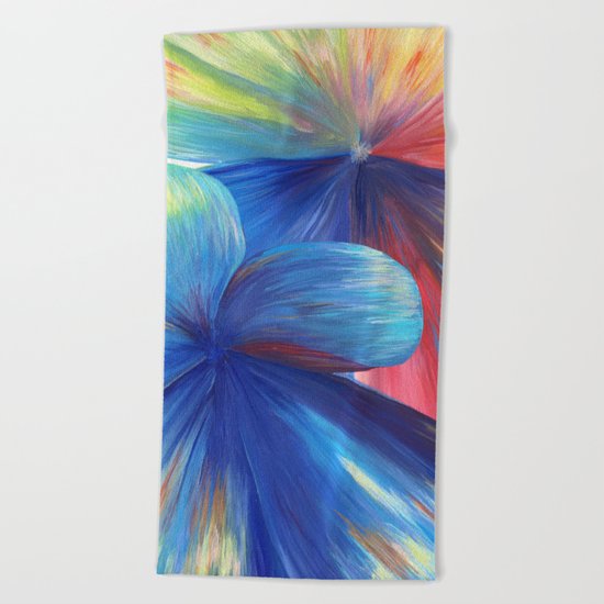 Flowers are Love Beach Towel