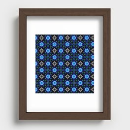 Intricate Eastern Patterns Recessed Framed Print