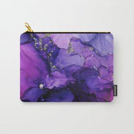 Violet Magenta Chrome - Abstract Ink Carry-All Pouch
