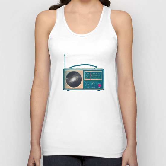 Space Radio Unisex Tank Top