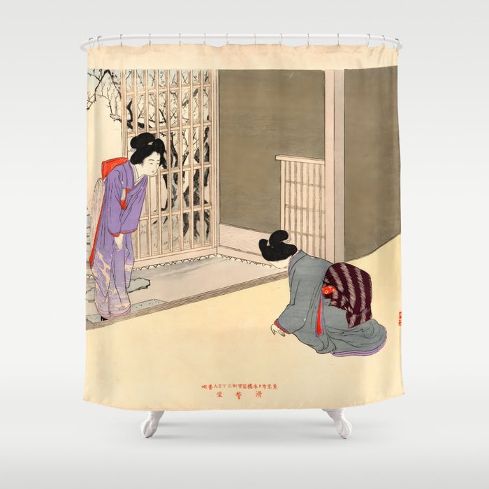 The Visitor (Tsugumi Biho) Shower Curtain