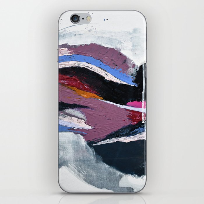 Ebb and Flow:  vibrant, minimal abstract piece in various colors by Alyssa Hamilton Art iPhone Skin