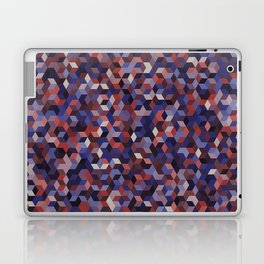 Blue, Orange, Brown Colorful Hexagon Design  Laptop Skin