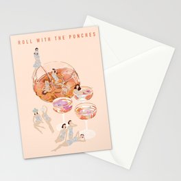 Roll With The Punches Stationery Card