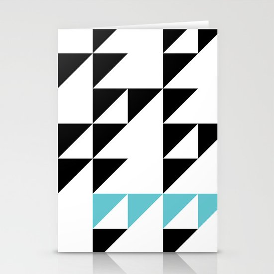 Tri Pixel Stationery Cards