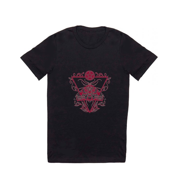 Moth & Pentagram Art T Shirt