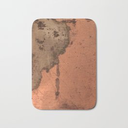 Tarnished Copper rustic decor Bath Mat | Metal, Photo, Copper, Patinacopper, Rusticdecor 