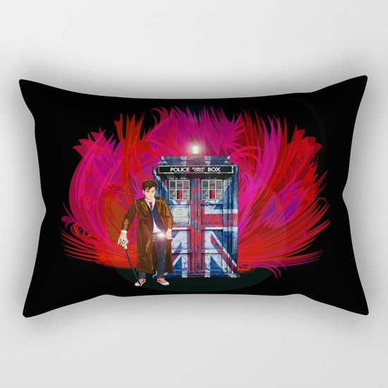 British Tardis with 10th Doctor who iPhone 4 4s 5 5c 6, pillow case, mugs and tshirt Rectangular Pillow