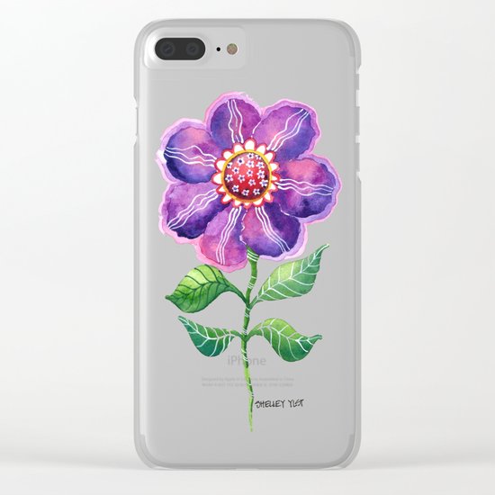 A Study in Violet Clear iPhone Case