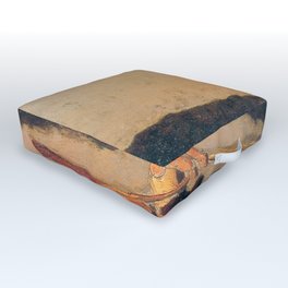 Thomas Eakins - Sketch of Max Schmitt in a Single Scull Outdoor Floor Cushion | Old, Decor, Canvas, Painting, Illustration, Oilpaint, Wallart, Artprint, Poster, Vintage 