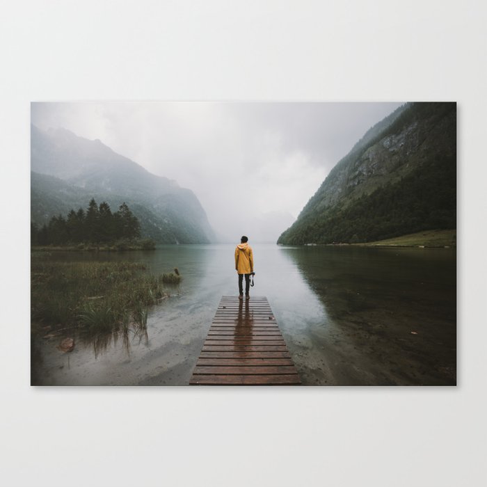 Mountain Lake Vibes - Landscape Photography Canvas Print