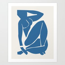 Matisse Blue Woman 3, Henri Matisse Blue Nudes, Art Decor Art Print