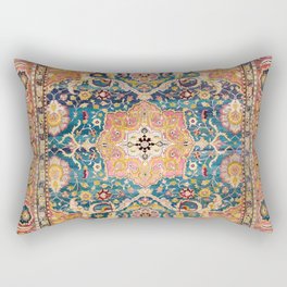 Amritsar Punjab North Indian Rug Print Rectangular Pillow