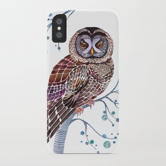 lacy owl iPhone Case