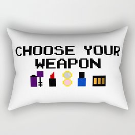 Lip-stick to Your Guns Rectangular Pillow