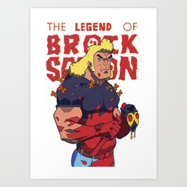 The Legend of Brock Samson Art Print