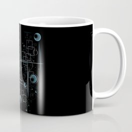 Retro Geometric Night Coffee Mug